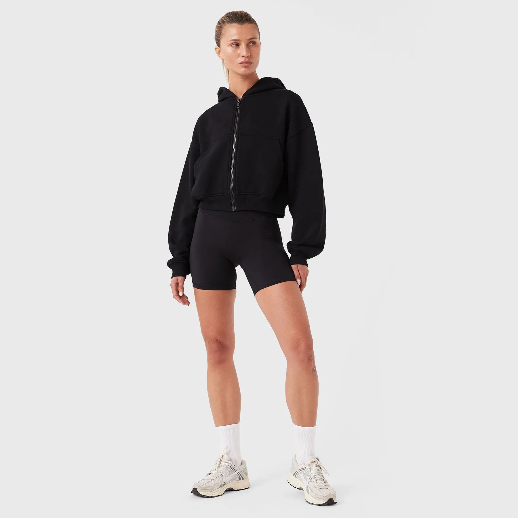 REC GEN - Float Fleece Zip Hood Black