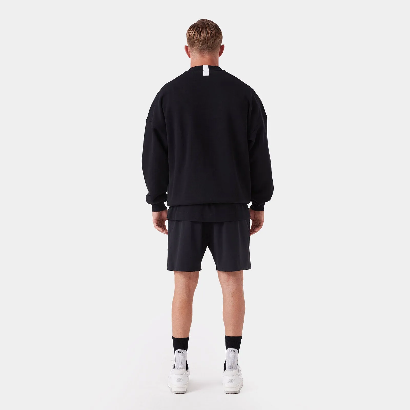 REC GEN - Mass Fleece Crew Black