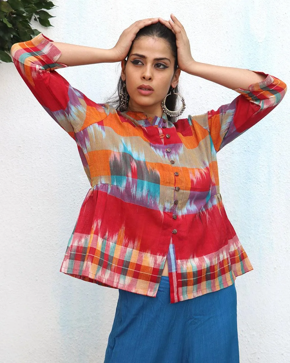 Rinaaz Gamcha Cotton Top