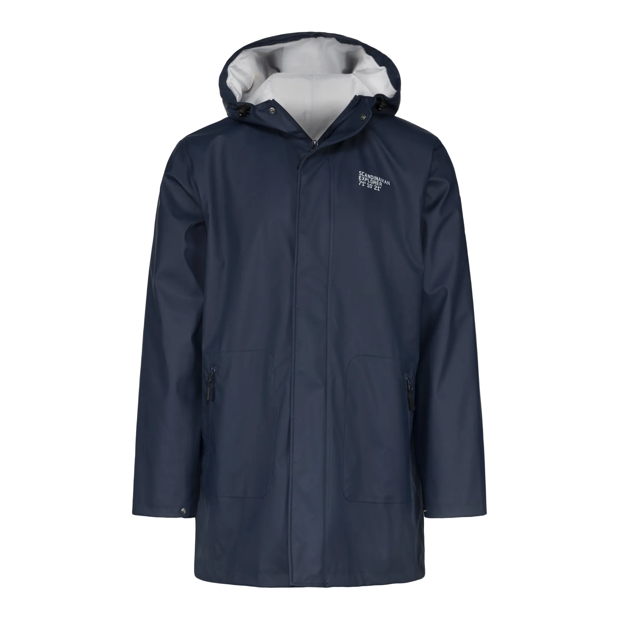 Scandinavian Raincoat- Navy