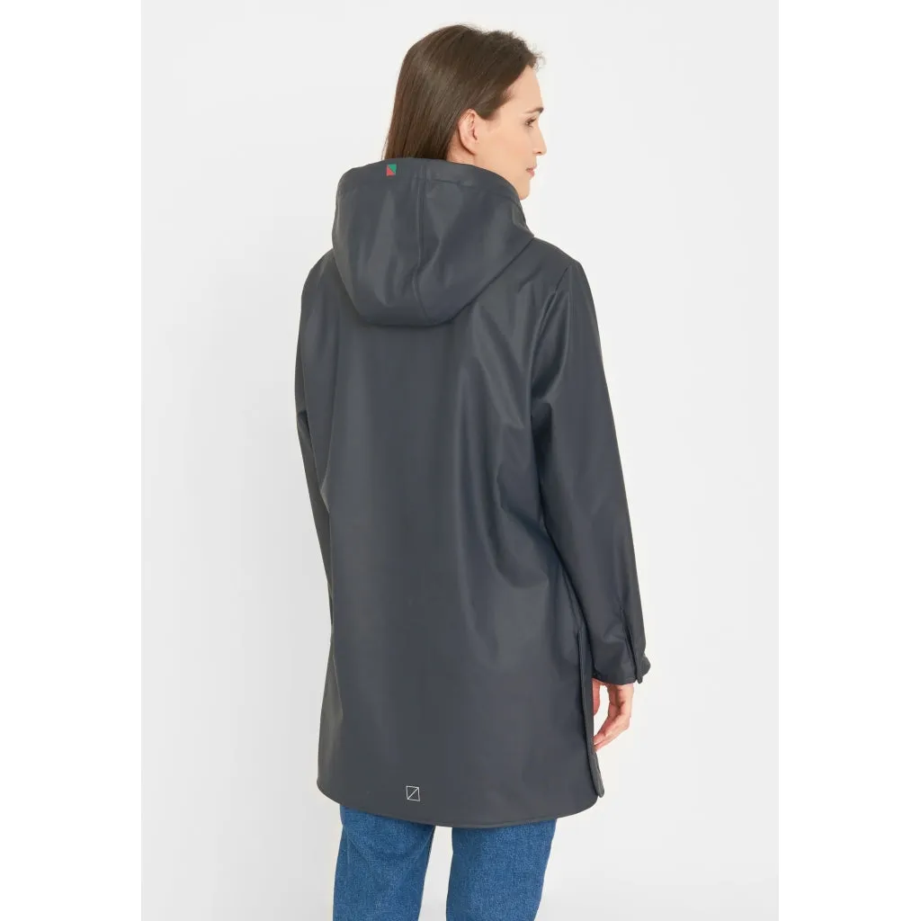 Silla PU Jacket - Navy