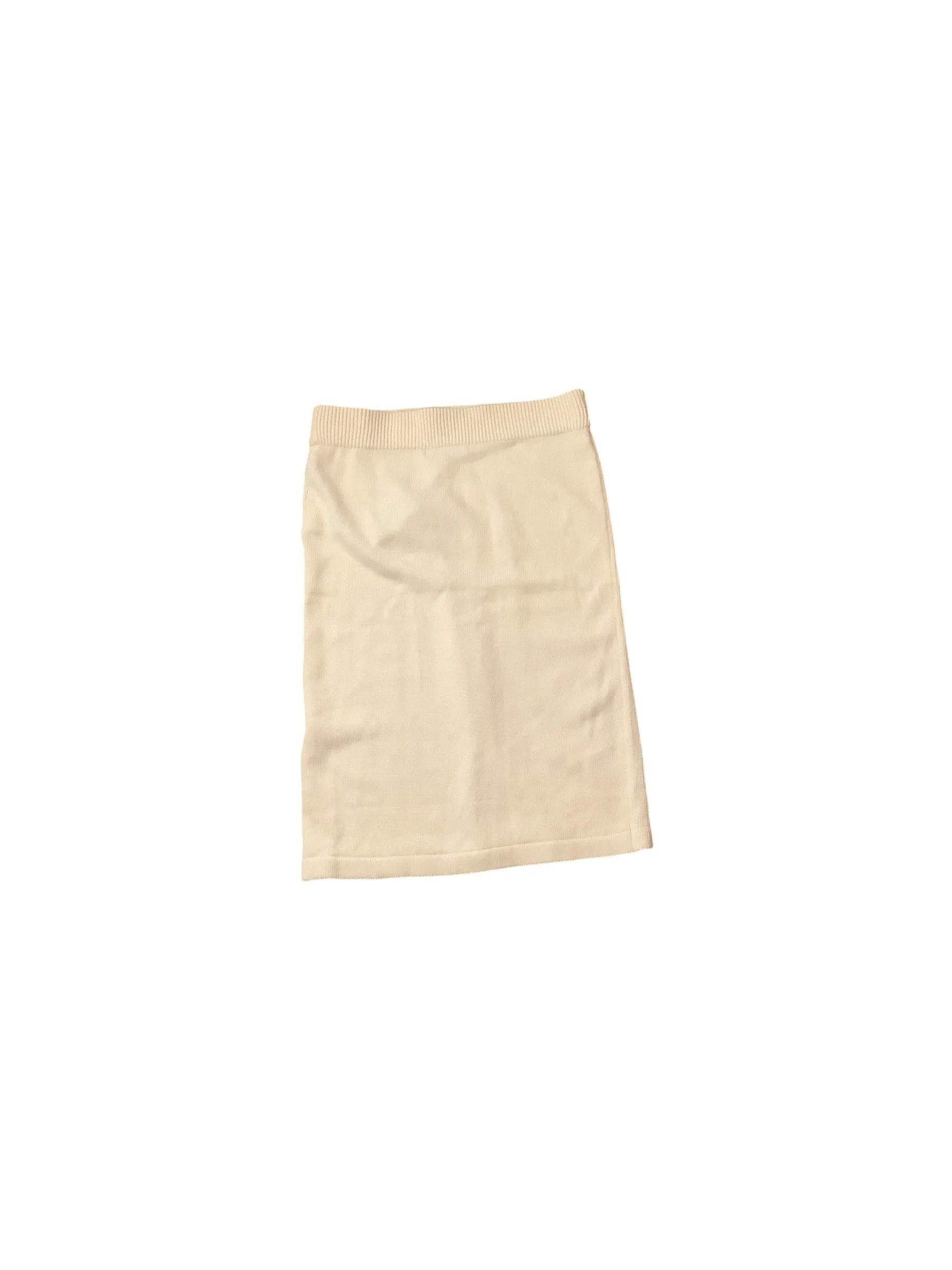 Skirt Midi By Vero Moda In Cream, Size: L