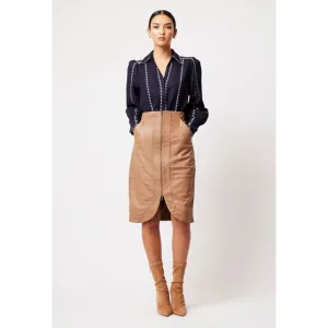 Stella Leather Skirt | Husk