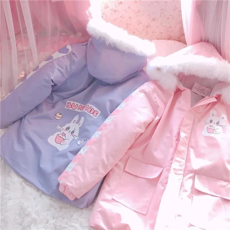 Sweet Bunny Cake Winter Coat