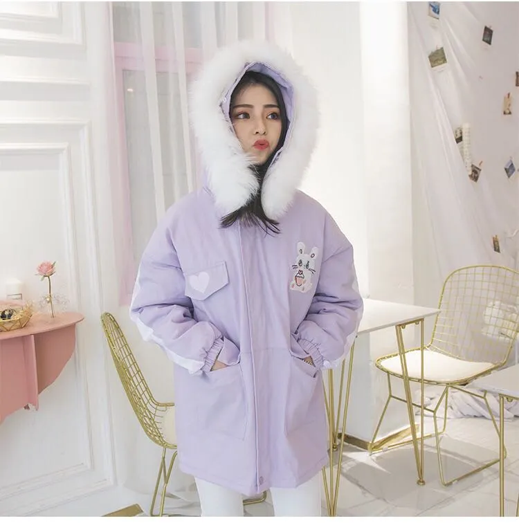 Sweet Bunny Cake Winter Coat