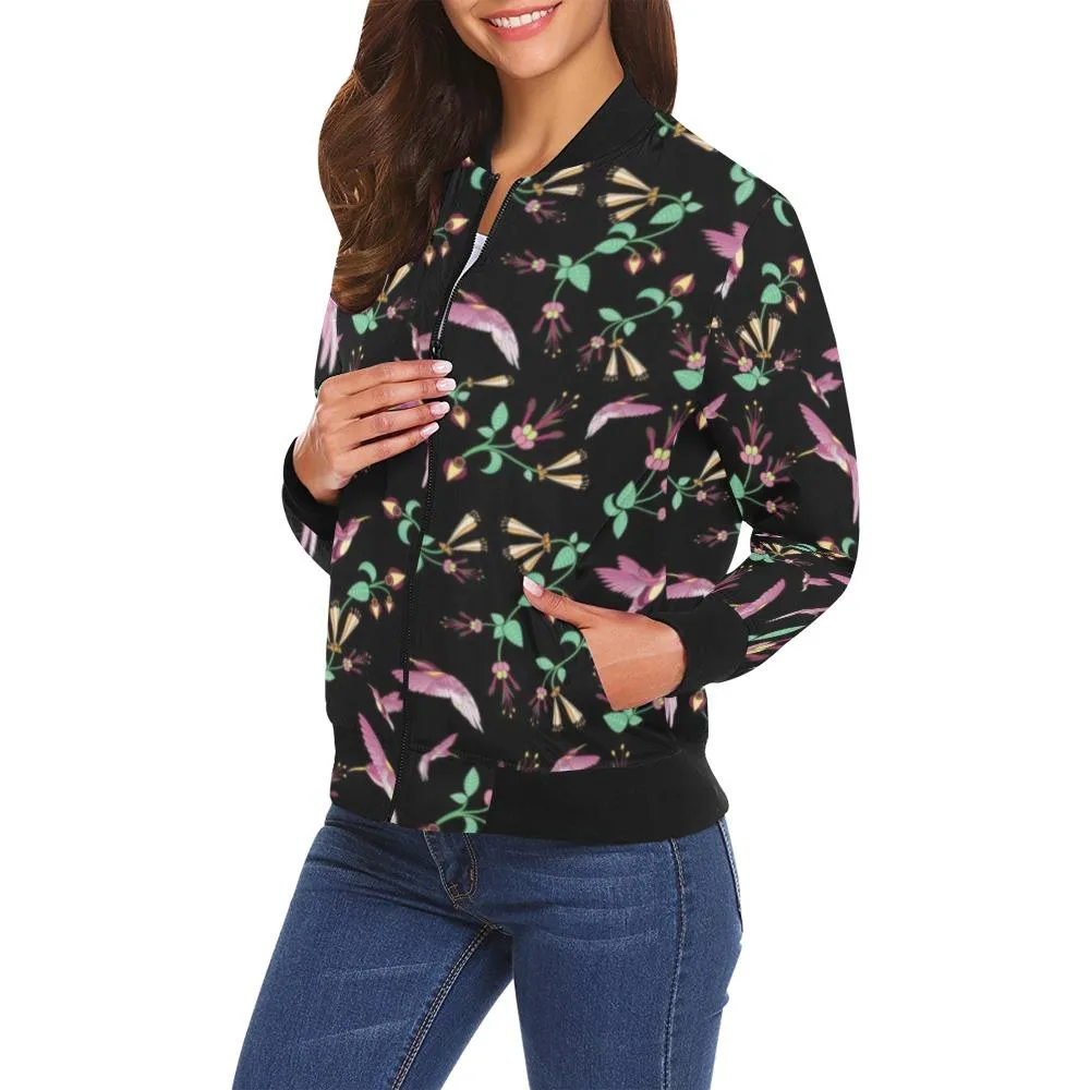 Swift Noir Bomber Jacket for Women