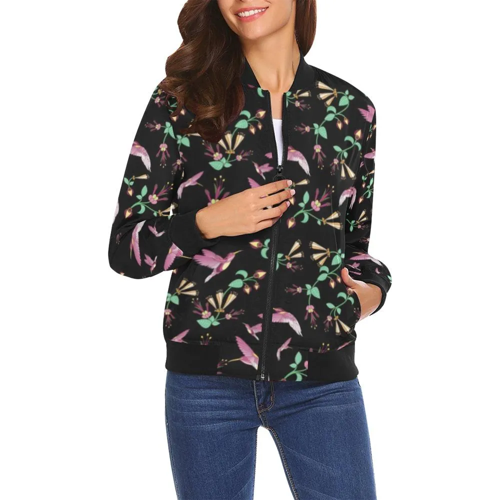 Swift Noir Bomber Jacket for Women