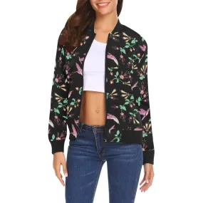 Swift Noir Bomber Jacket for Women