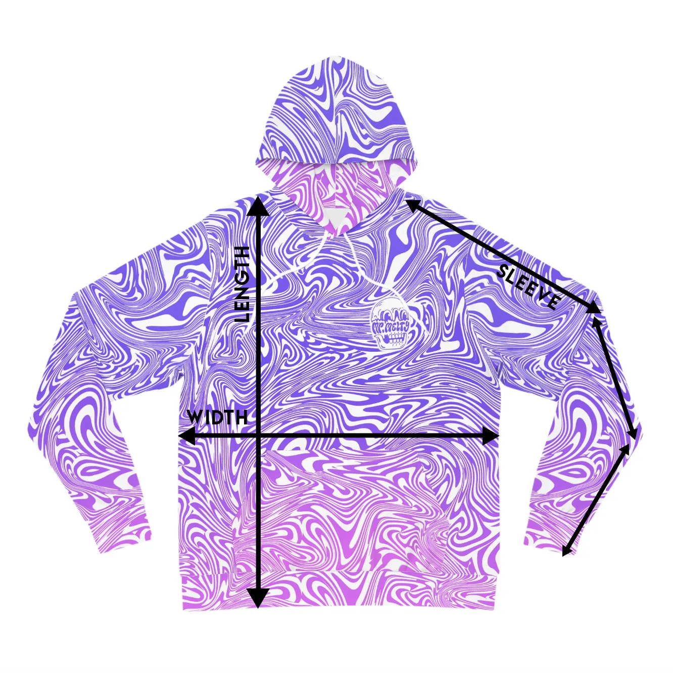 Swirls Collection - Purple Haze HOODIE