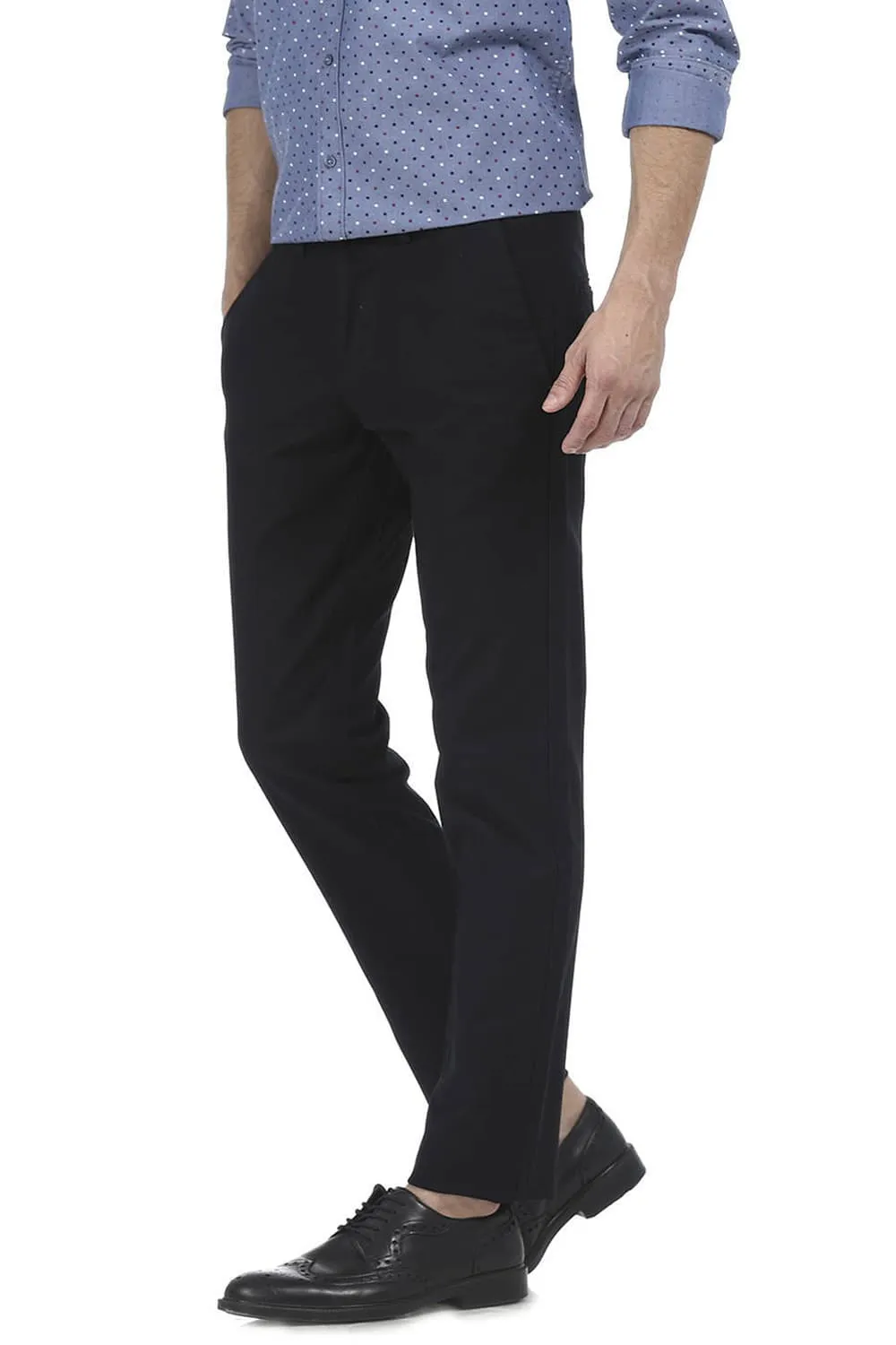 Tapered Fit Satin Trouser