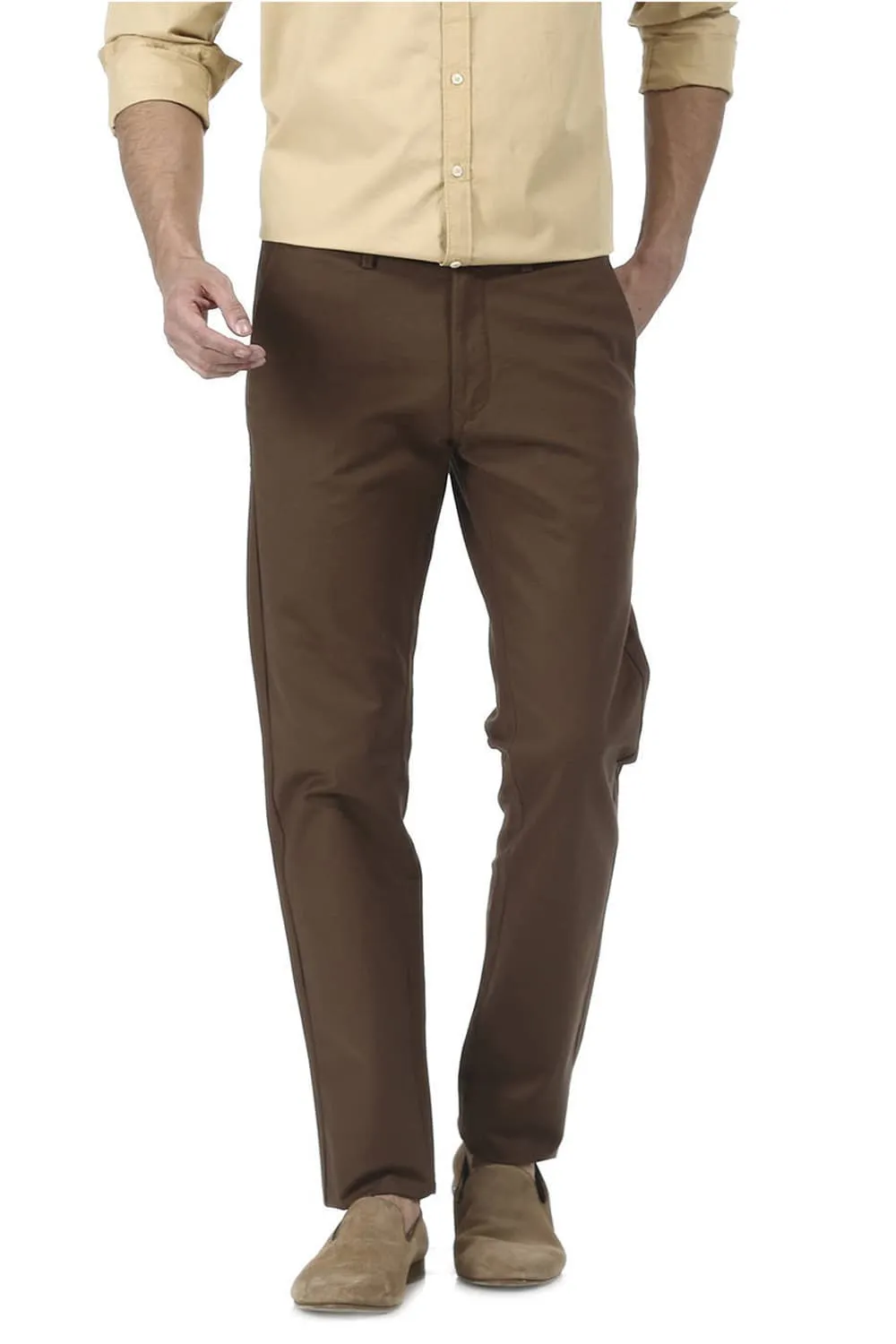 Tapered Fit Satin Trouser