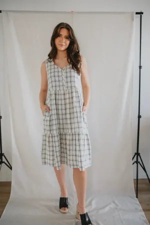 The Miles Plaid Midi Dress by NLT