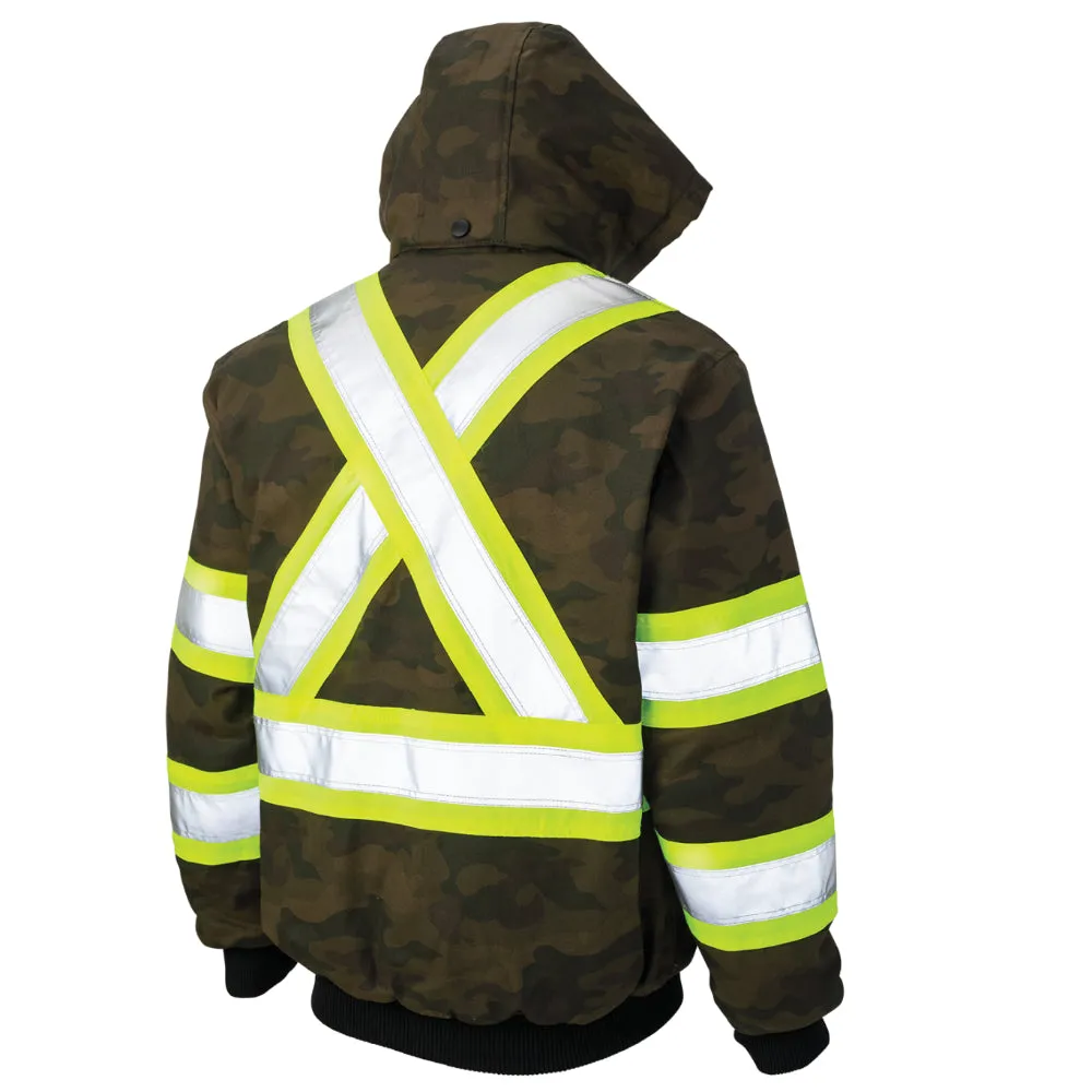 Tough Duck Camo Flex Duck Safety Bomber Jacket - SJ32