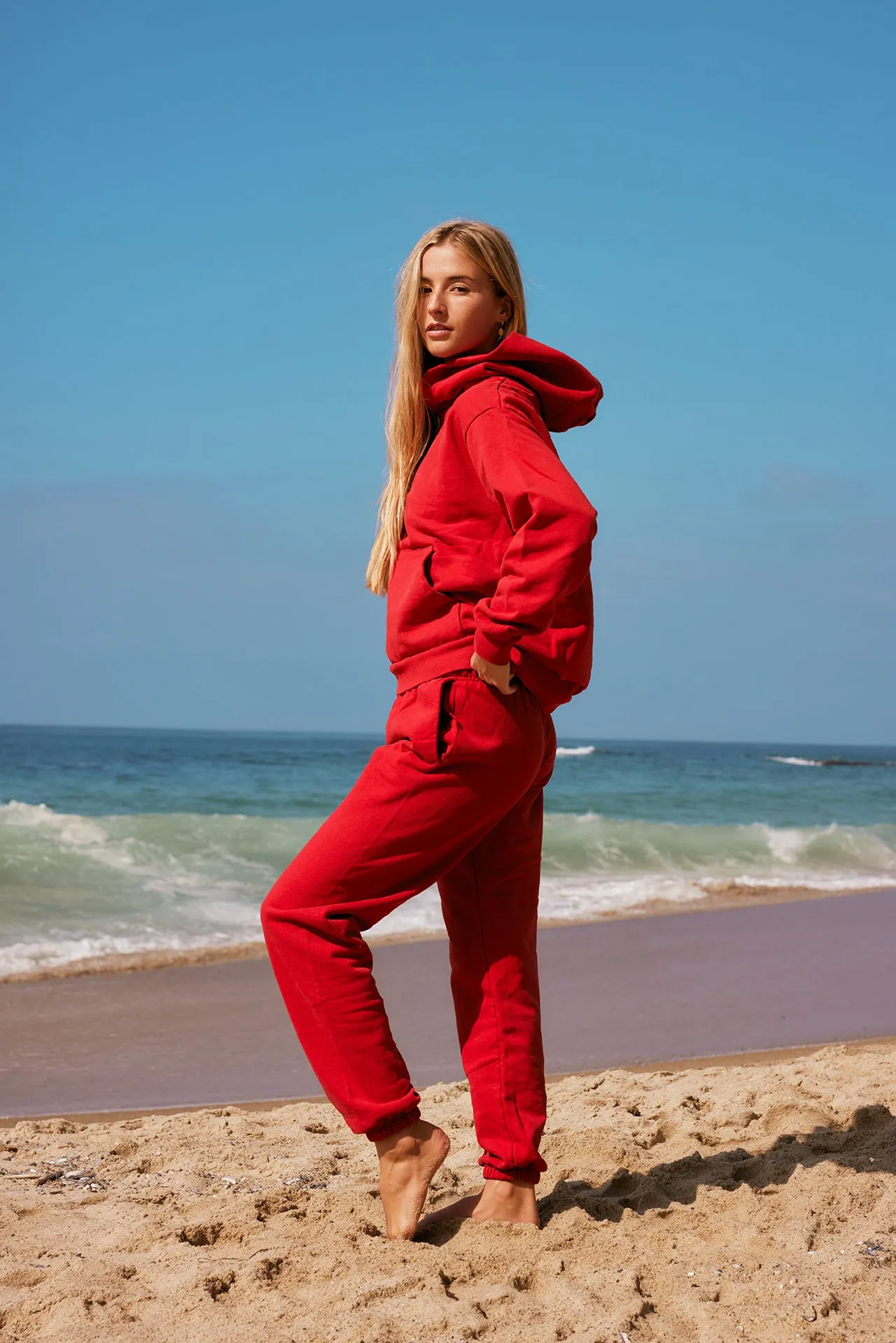 Trash Hoodie - Runner Red