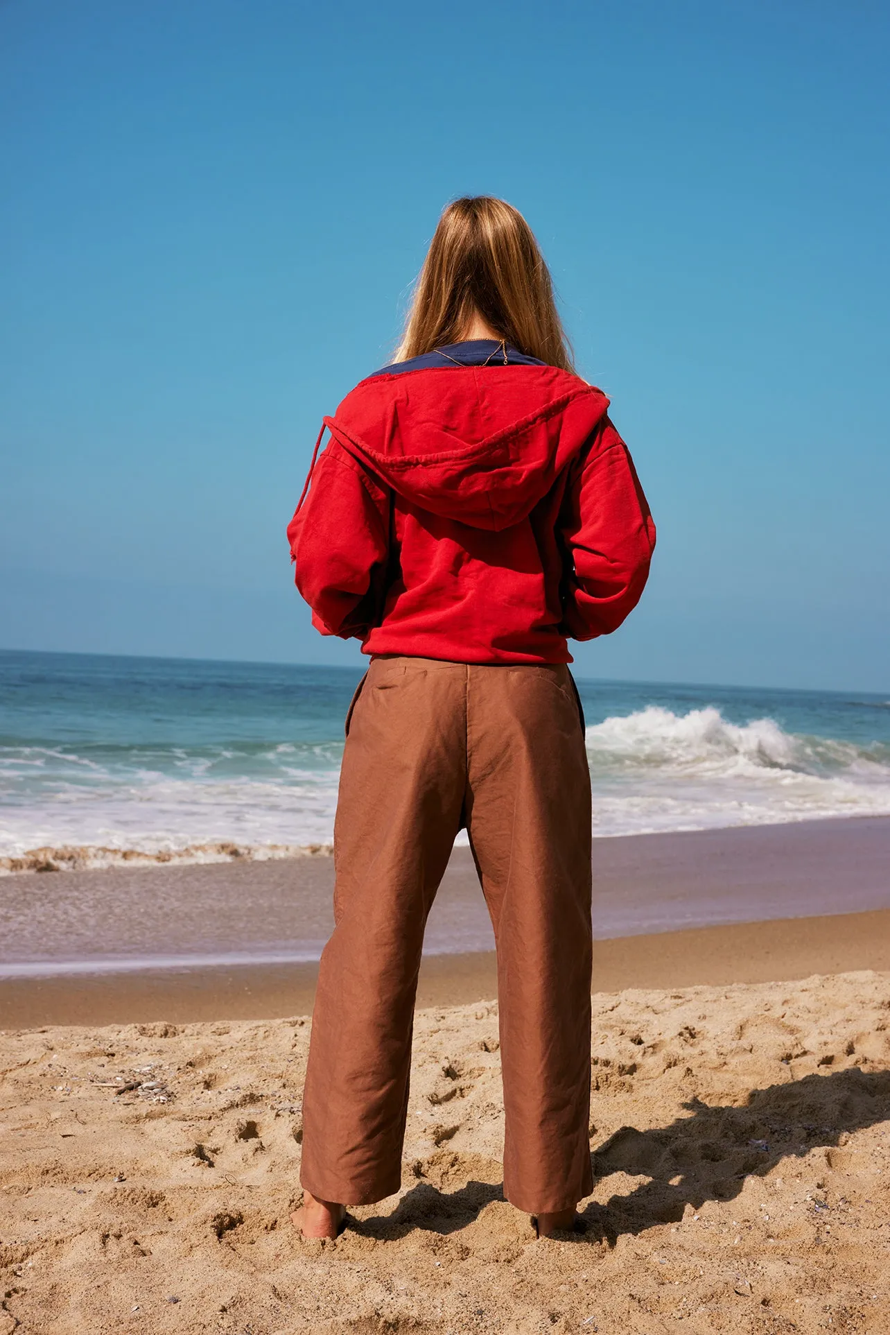 Trash Zip Hoodie - Runner Red