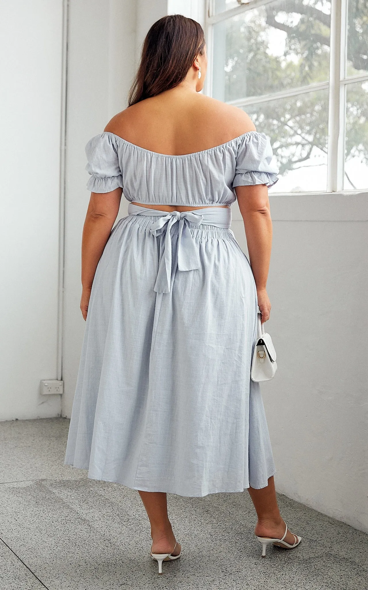 Truvy Dress - Dusty Blue