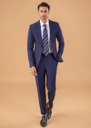 Two Piece Suit - Peak Lapel - Navy Blue