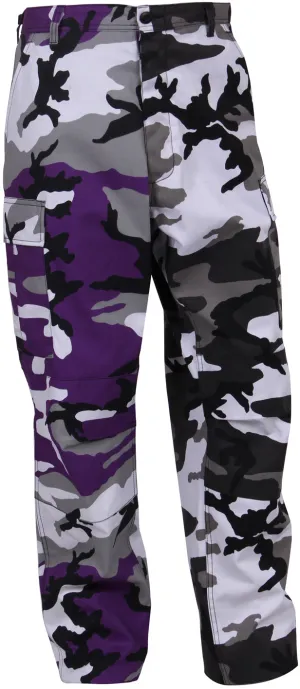 Ultra Violet / City Camouflage - Two-Tone Military BDU Pants