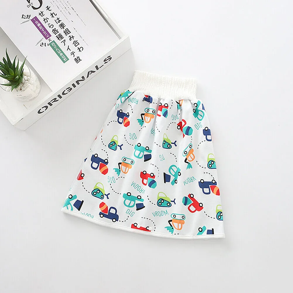 US Waterproof Cotton Training Pants Cloth Diaper Skirts Baby Night Time Sleeping