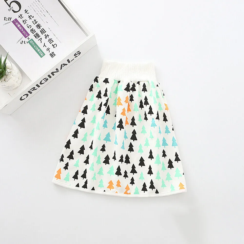 US Waterproof Cotton Training Pants Cloth Diaper Skirts Baby Night Time Sleeping