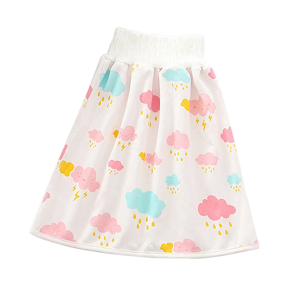 US Waterproof Cotton Training Pants Cloth Diaper Skirts Baby Night Time Sleeping