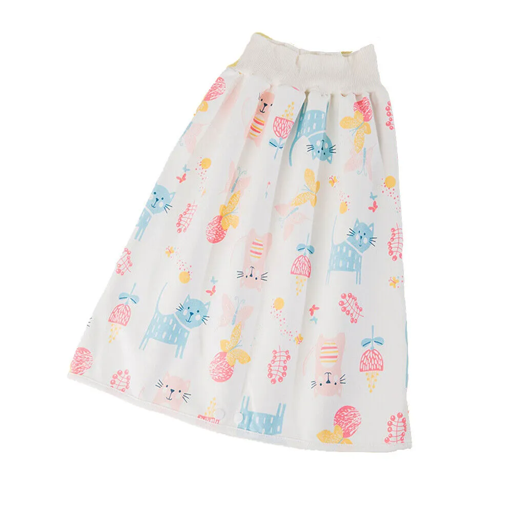 US Waterproof Cotton Training Pants Cloth Diaper Skirts Baby Night Time Sleeping