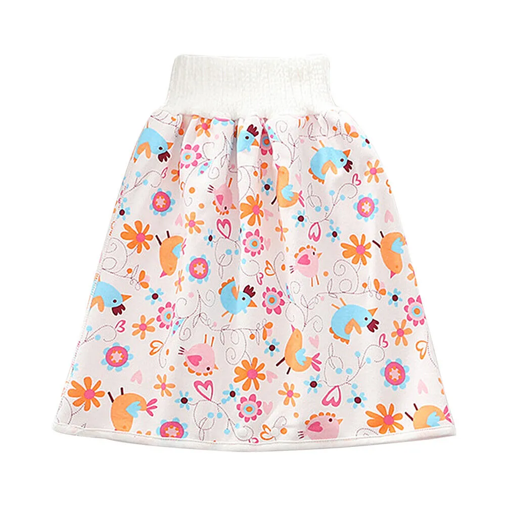 US Waterproof Cotton Training Pants Cloth Diaper Skirts Baby Night Time Sleeping