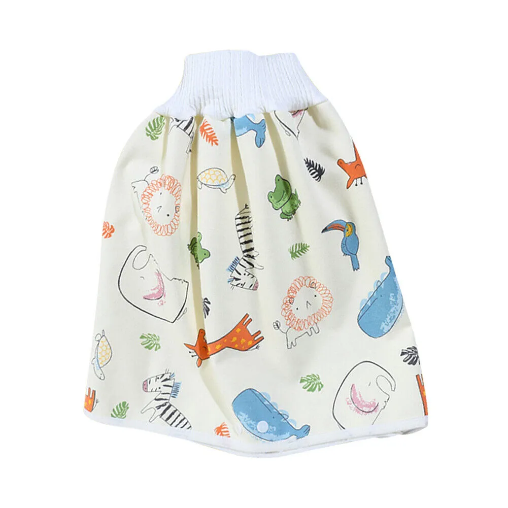 US Waterproof Cotton Training Pants Cloth Diaper Skirts Baby Night Time Sleeping