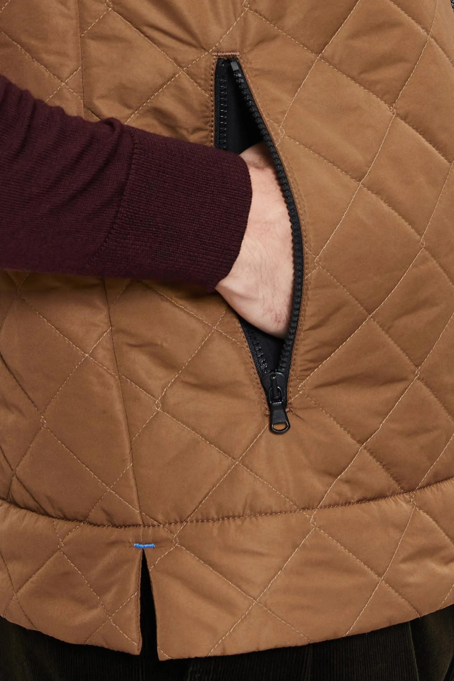 Veikko Water and Wind Repellent Quilted Vest Toffee