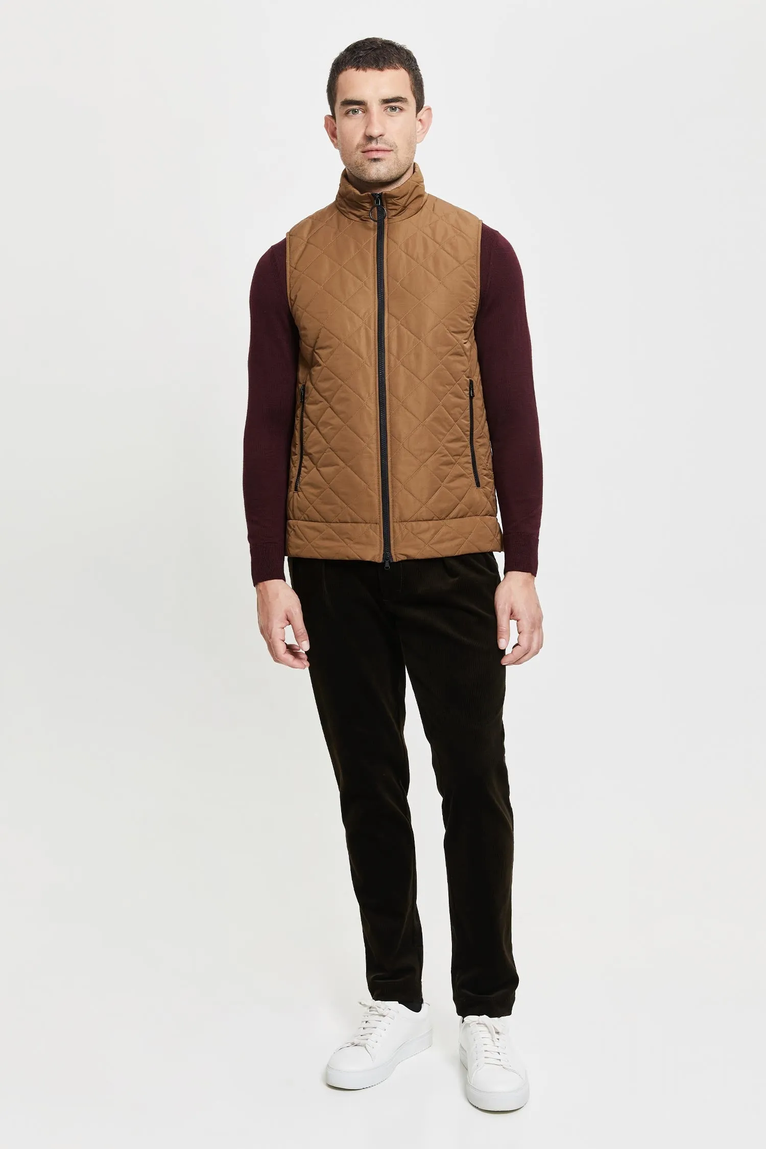 Veikko Water and Wind Repellent Quilted Vest Toffee