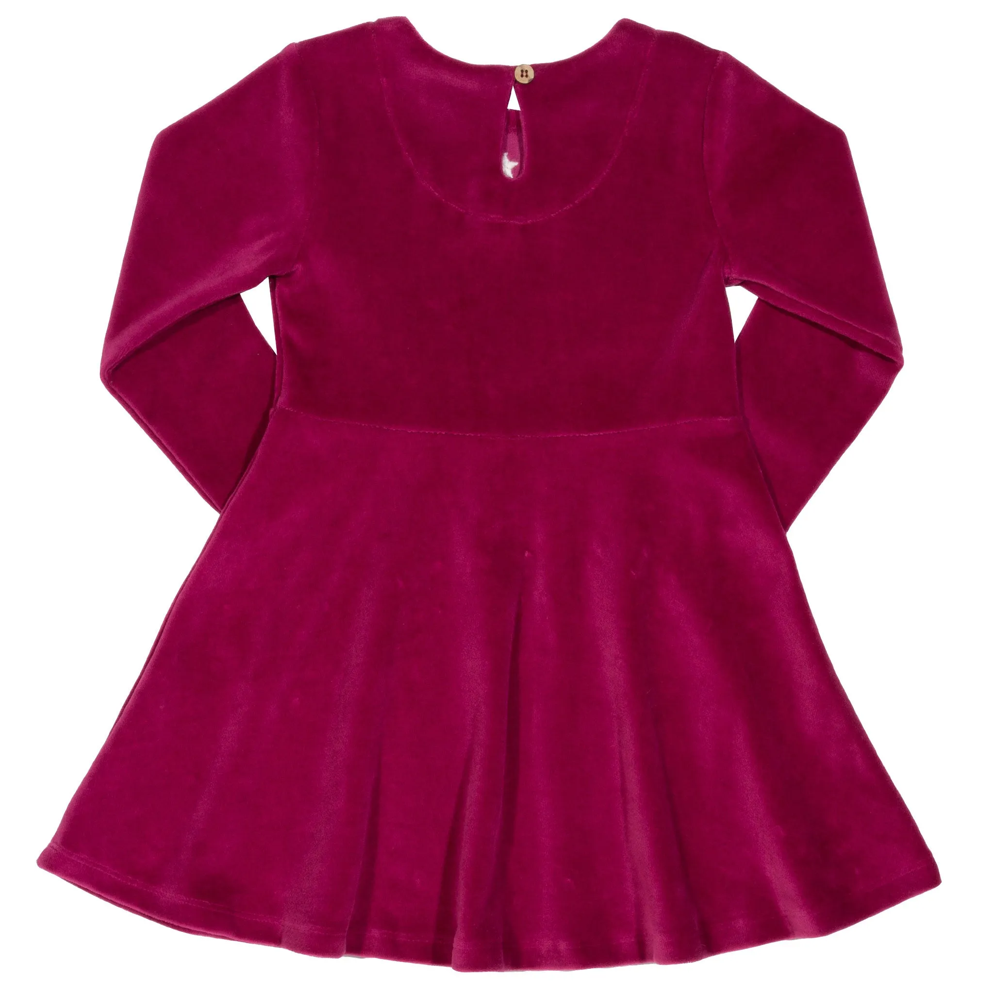 Velvety skater dress