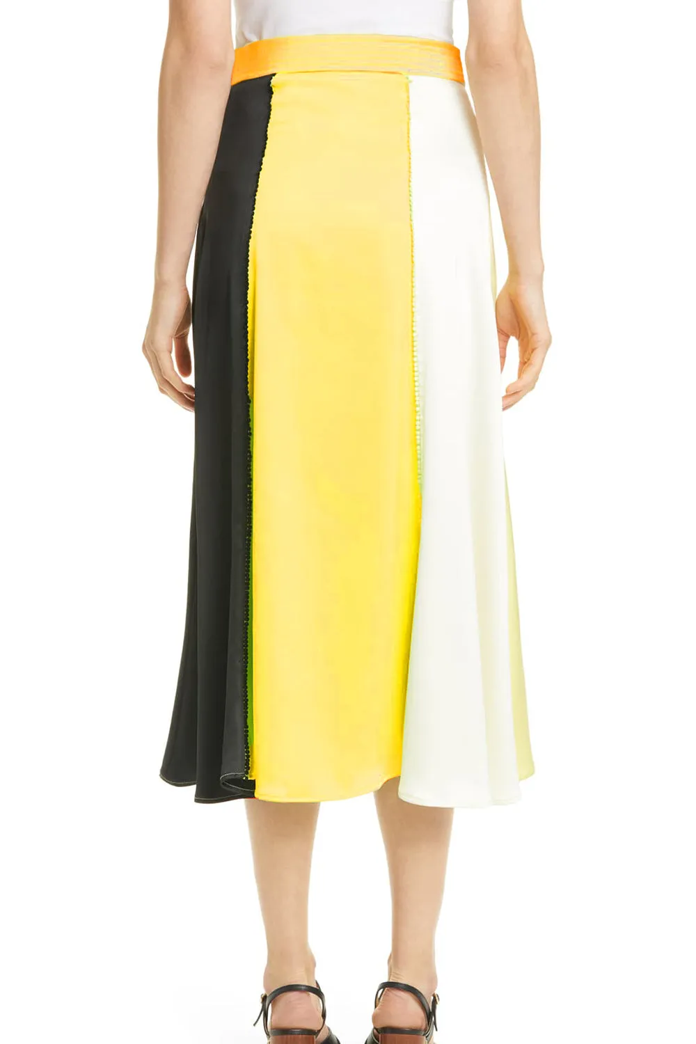 Vertical Colorblock Skirt