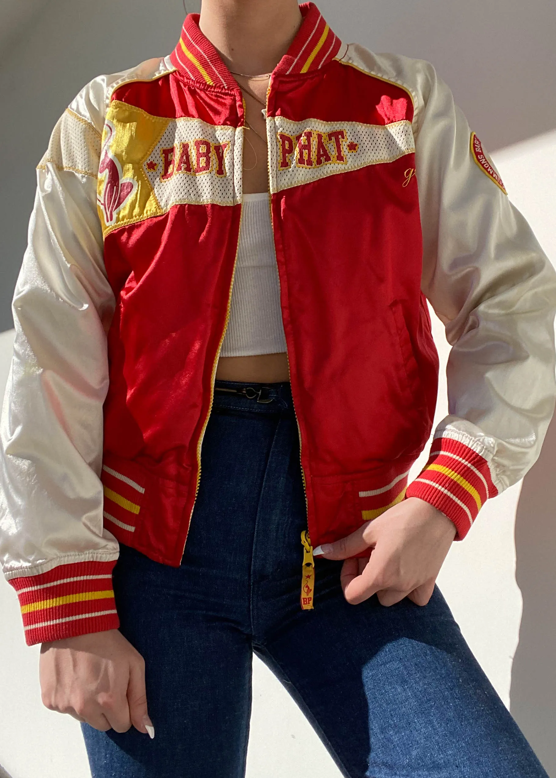 Vintage Baby Phat Reversible Bomber (S)