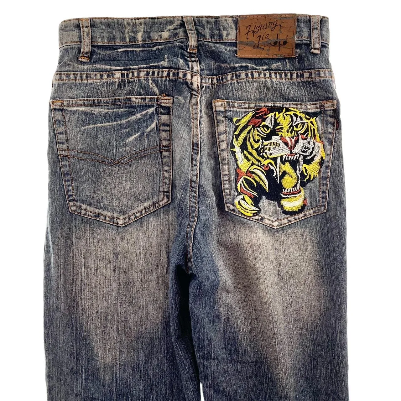 Vintage Tiger Japanese denim jeans trousers W28