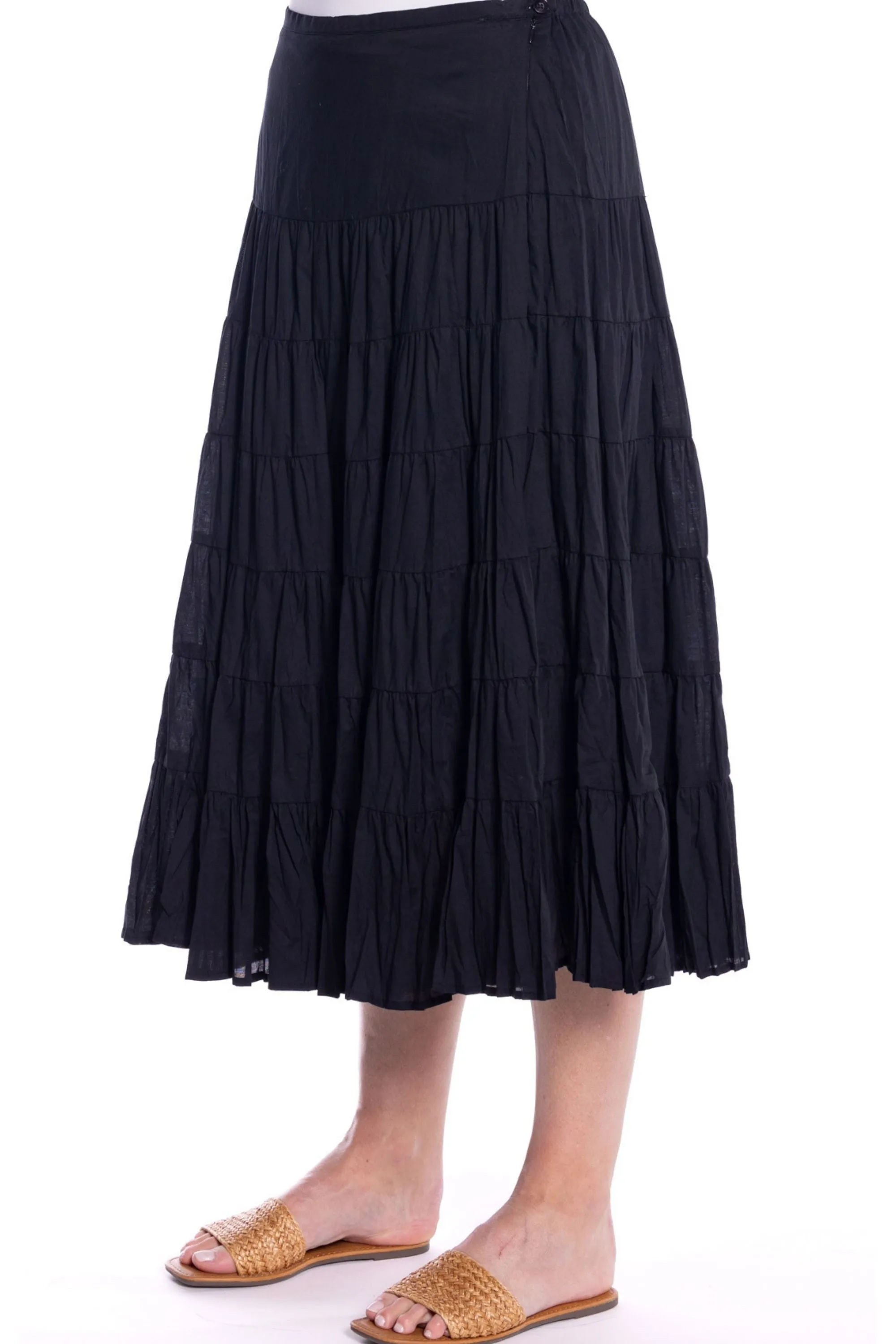 VOILE TIERED SKIRT - CLM486