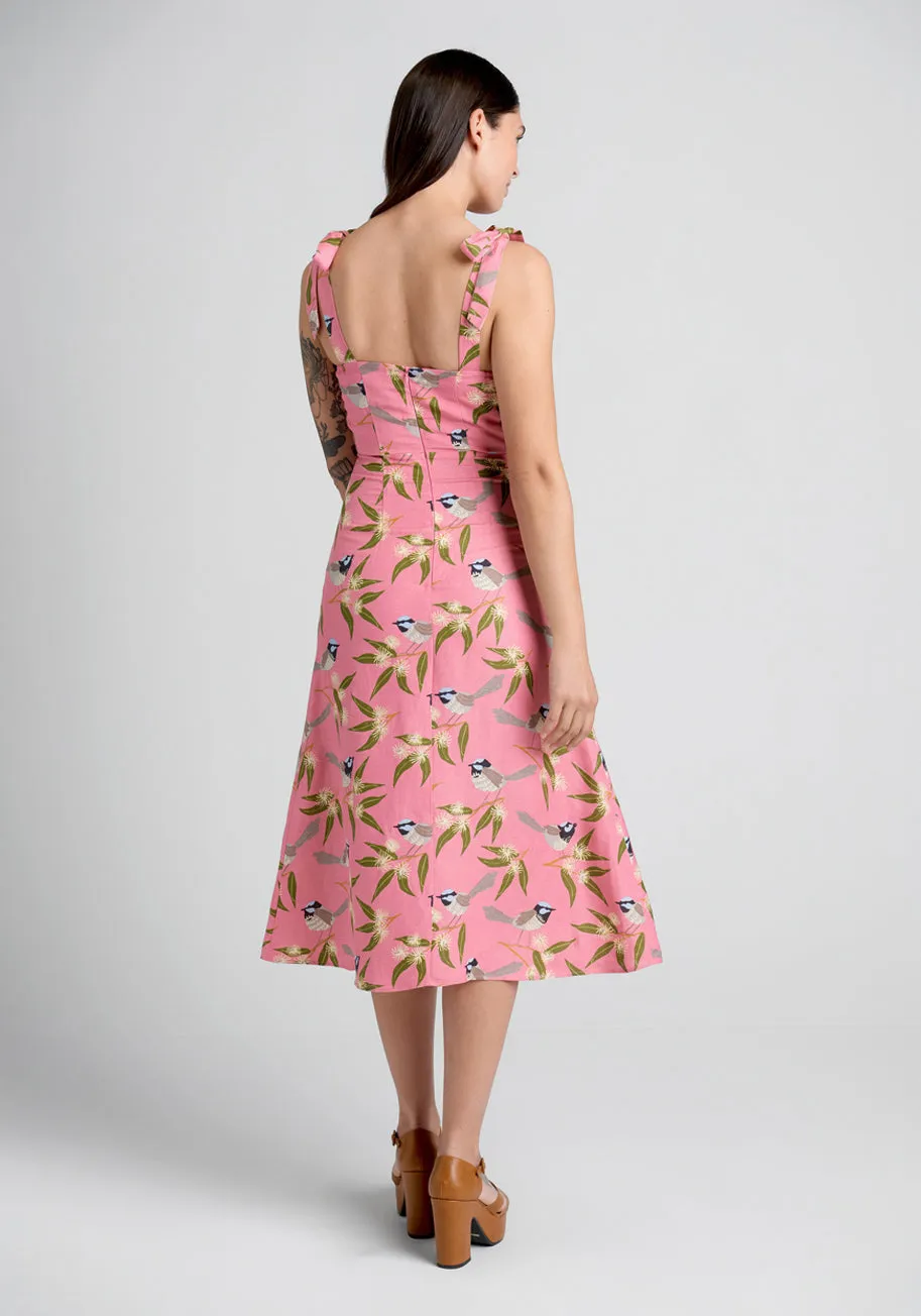 Way Back Wren Midi Dress