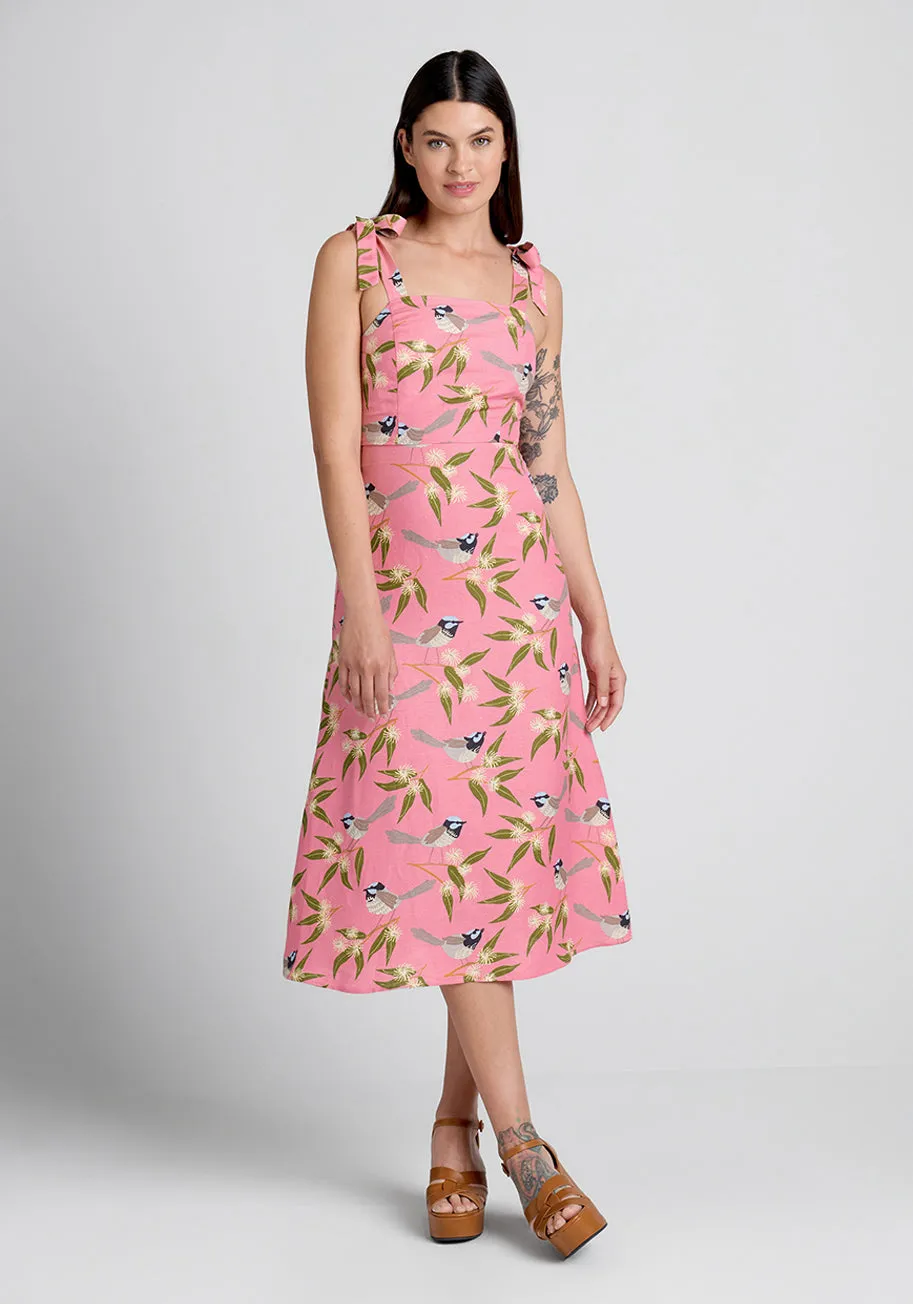 Way Back Wren Midi Dress