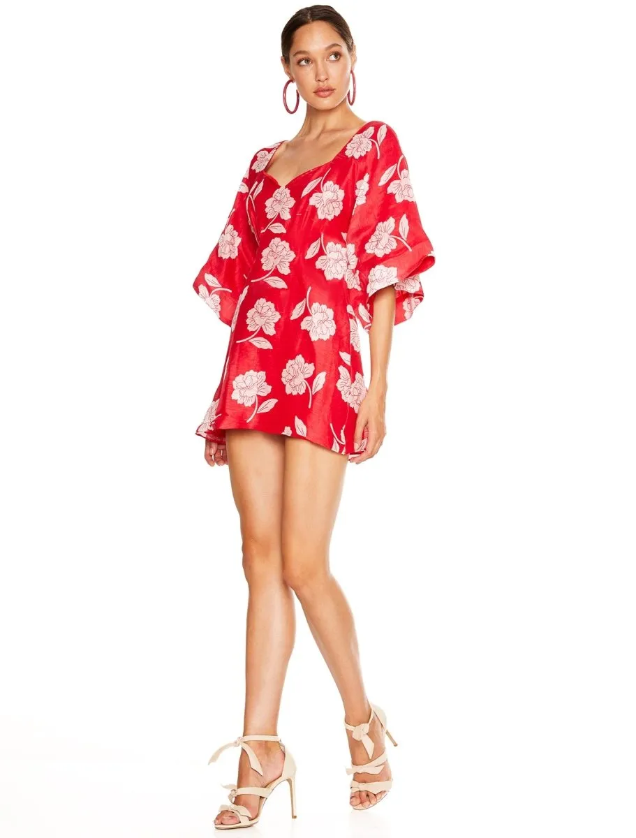 WILD POPPY MINI DRESS