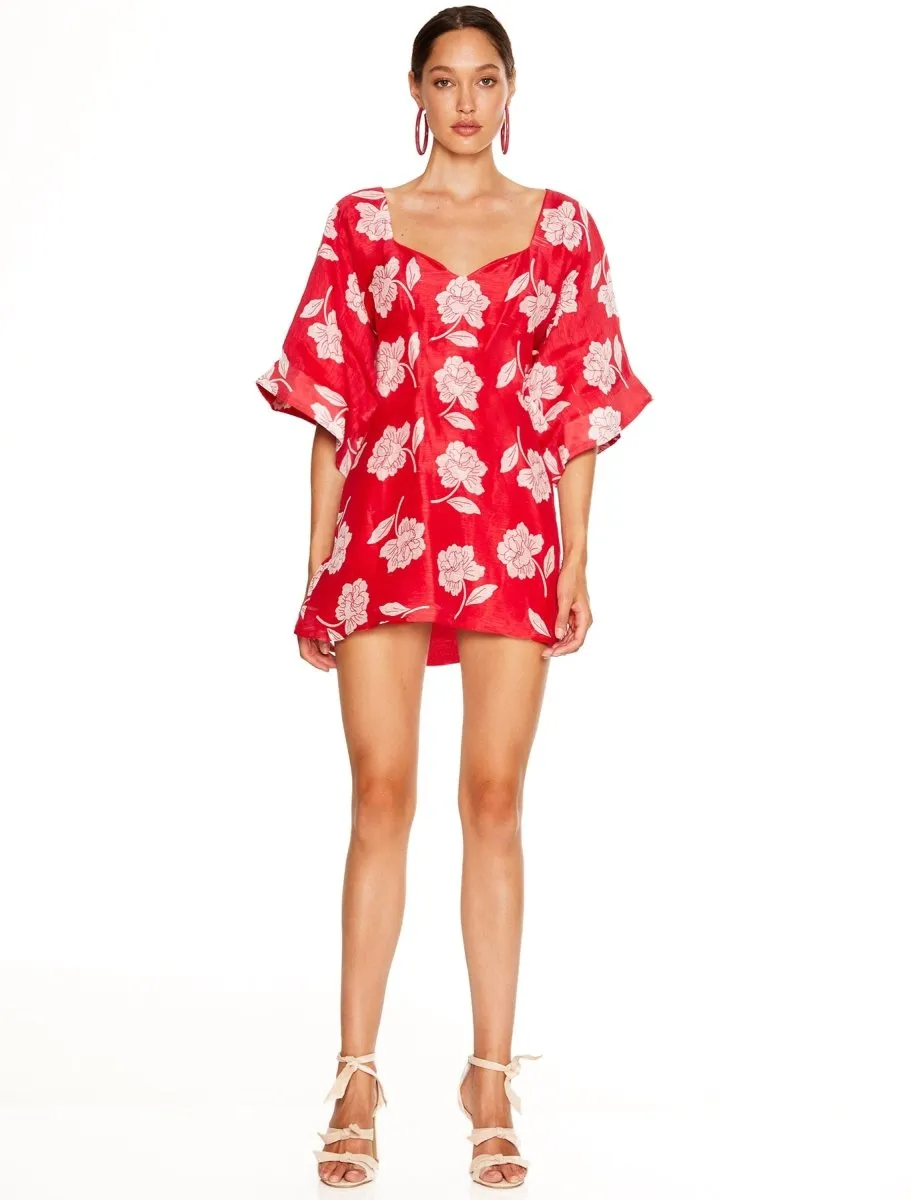 WILD POPPY MINI DRESS