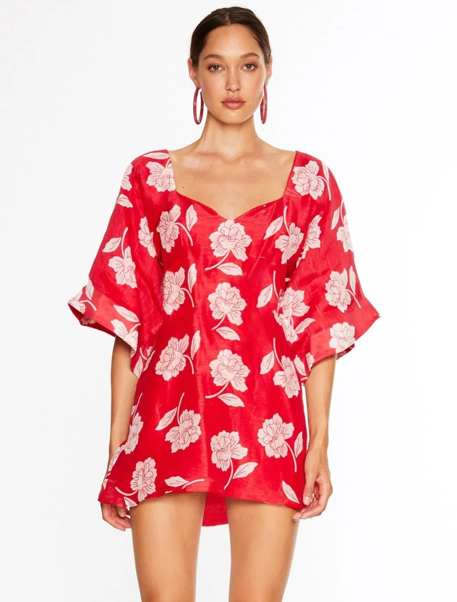 WILD POPPY MINI DRESS