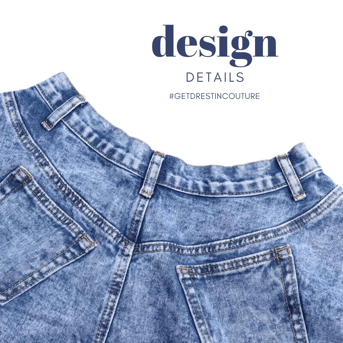 Women's Denim Shorts Skirt