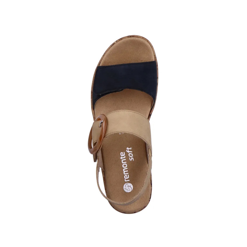 Women's Remonte Jocelyn 53 Color: Pacific/ Sand