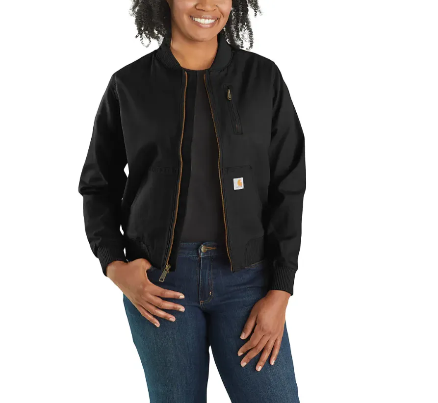 Women's Rugged Flex Relaxed Fit Canvas Jacket