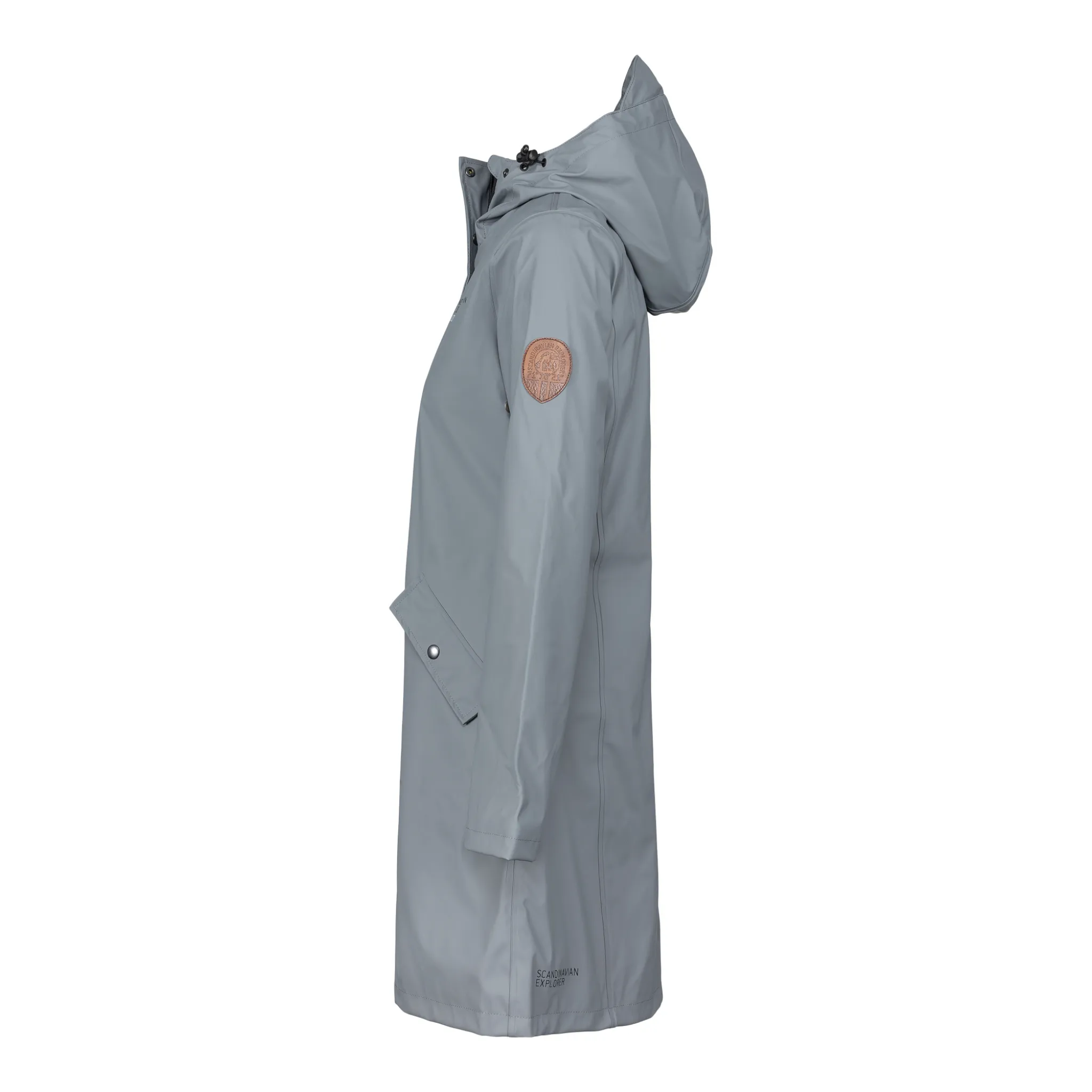 Women's Scandinavian Raincoat - Light Grey